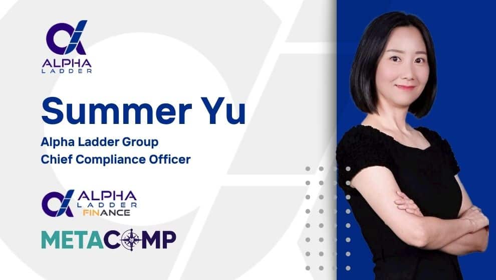 Veteran Compliance Leader from HSBC, PayPal,  ByteDance and Aspire, Appointed as Group Chief Compliance Officer at Alpha Ladder Group to Drive Trusted Digital Finance