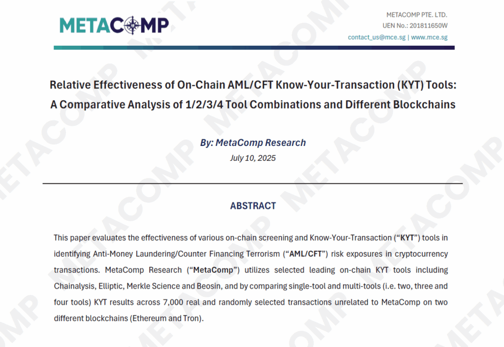MetaComp KYT Report (English)